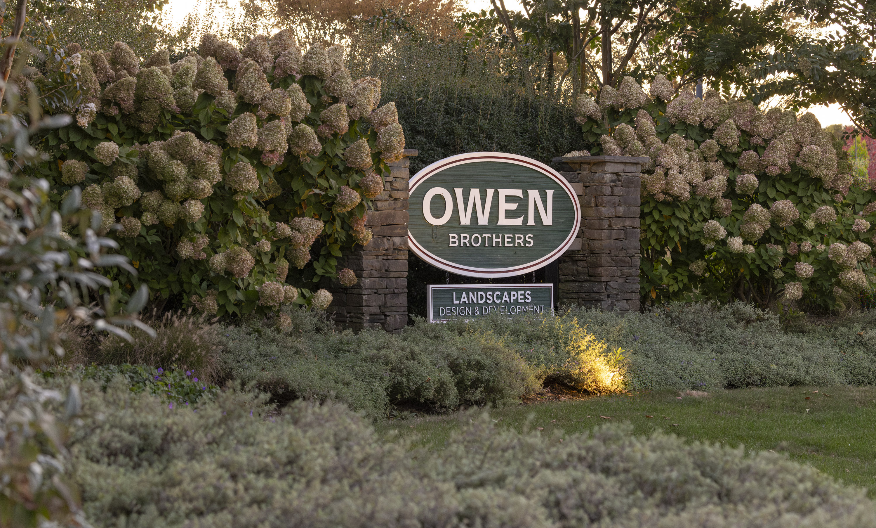Owen Brothers Landscaping sign